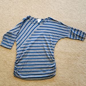 3/$15! Striped Maternity Tee